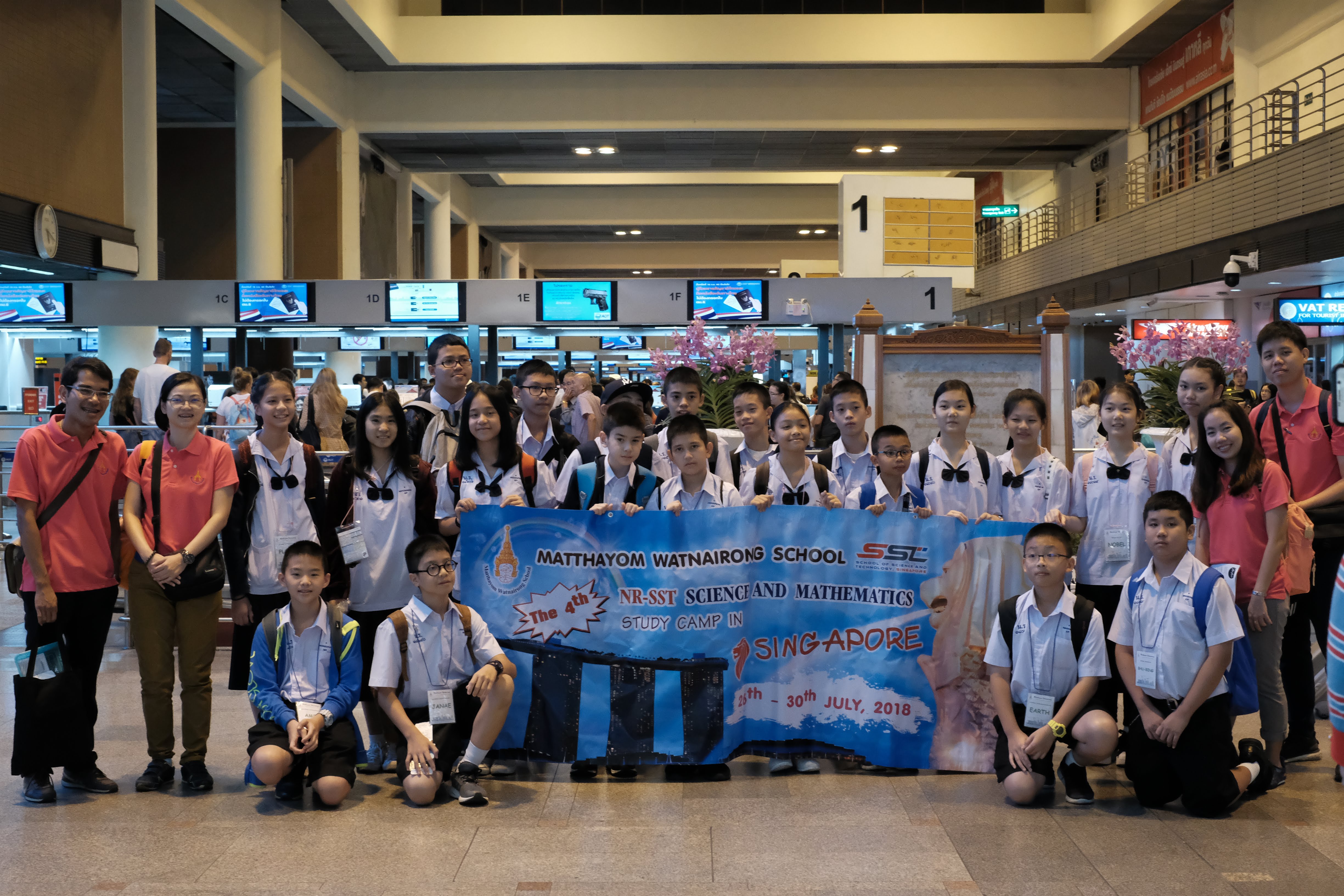 NR-SST SCIENCE AND MATHEMATICS STUDY CAMP IN SINGAPORE 2018